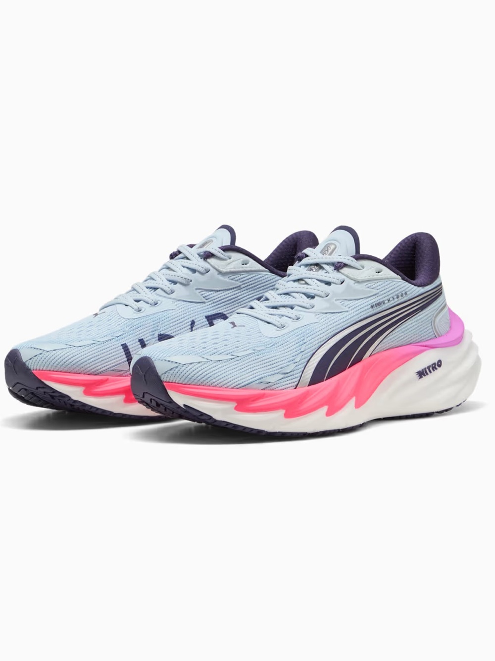 PUMA X HYROX VELOCITY NITRO 4 - Puma Women’s Running Shoe in Light Blue
